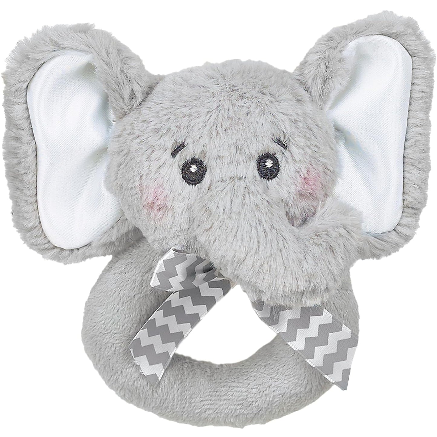 Bearington Collection Baby Lil' Spout, 5.5 in Gray Elephant Plush Stuffed Animal - Baby Elephant Stuff - Newborn Toys
