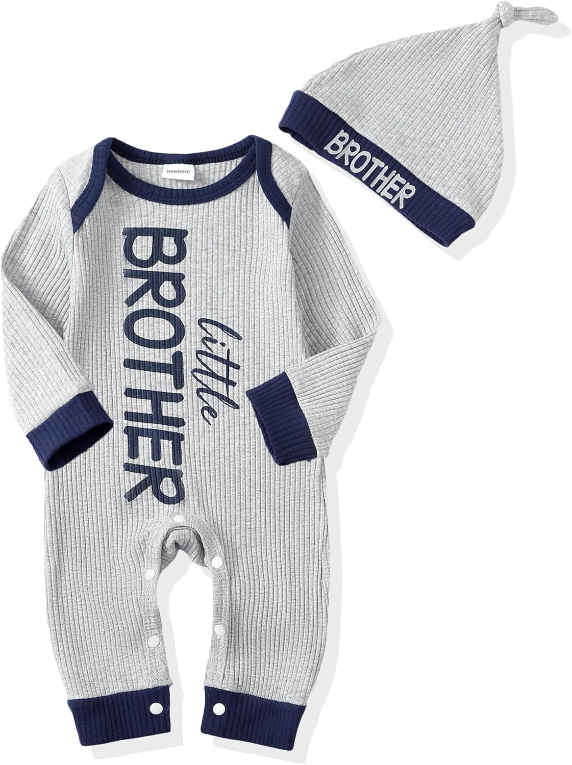 NZRVAWS Baby Boy Clothes Preemie Infant Boy Bear Outfits Jumpsuit Bodysuit Letter Print Romper