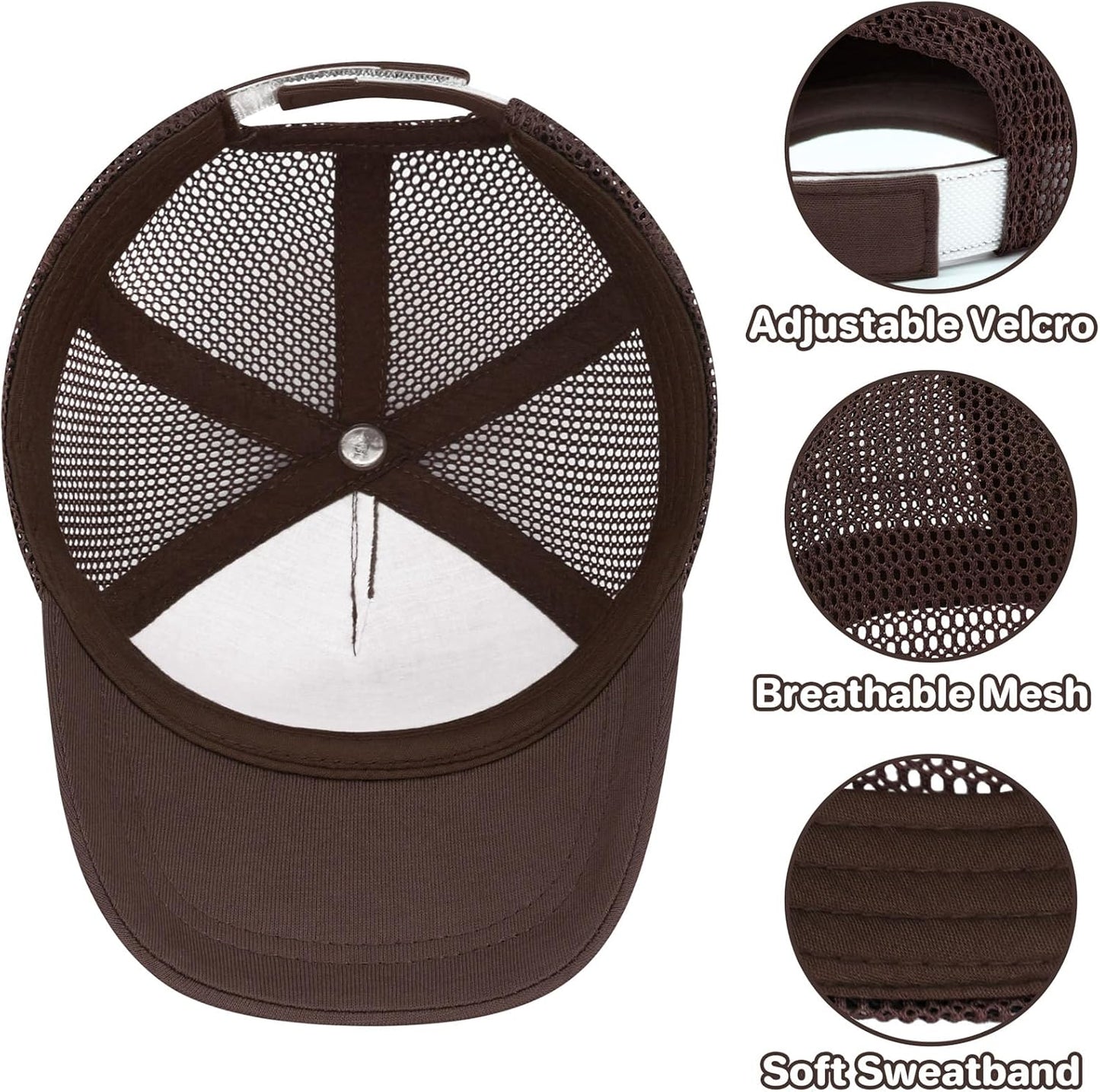 qikqik Baby Baseball Cap Toddler Baseball Hat with Mesh Infant Sun Hat UPF 50+ Baby Ball Cap Toddler Girl Hats Kids Hat Boys