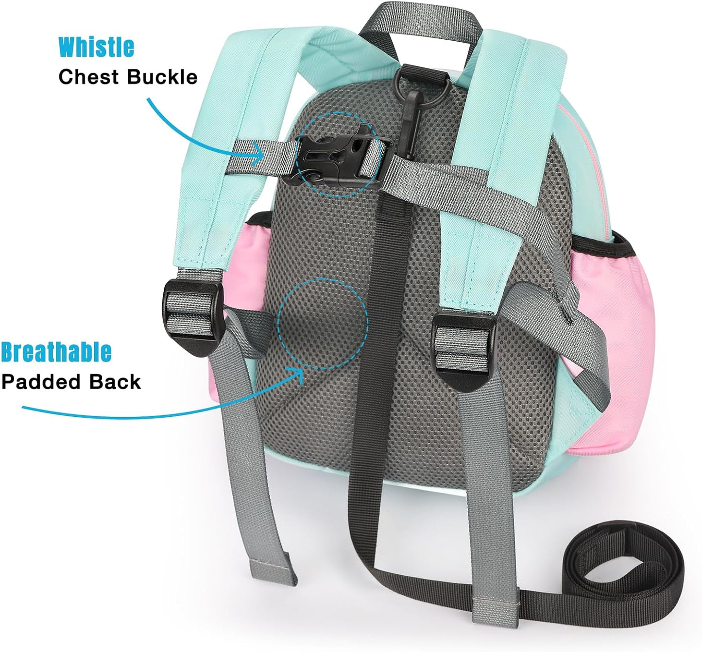 STEAMEDBUN Backpack Leash for Toddlers 1-3: Baby Backpack with Leash for Boys Girls - Anti-Lost Harness for Walking
