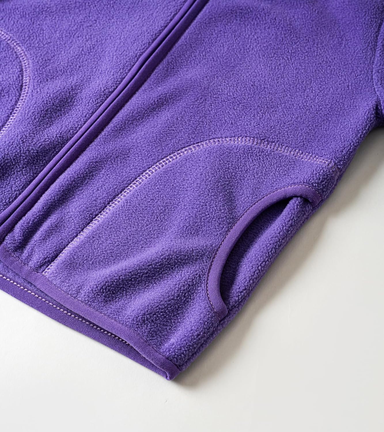 Toddler Fleece Jacket Kids Lightweight Outerwear Boys Girls Long Sleeve Fall Spring Coat 2-12 Years