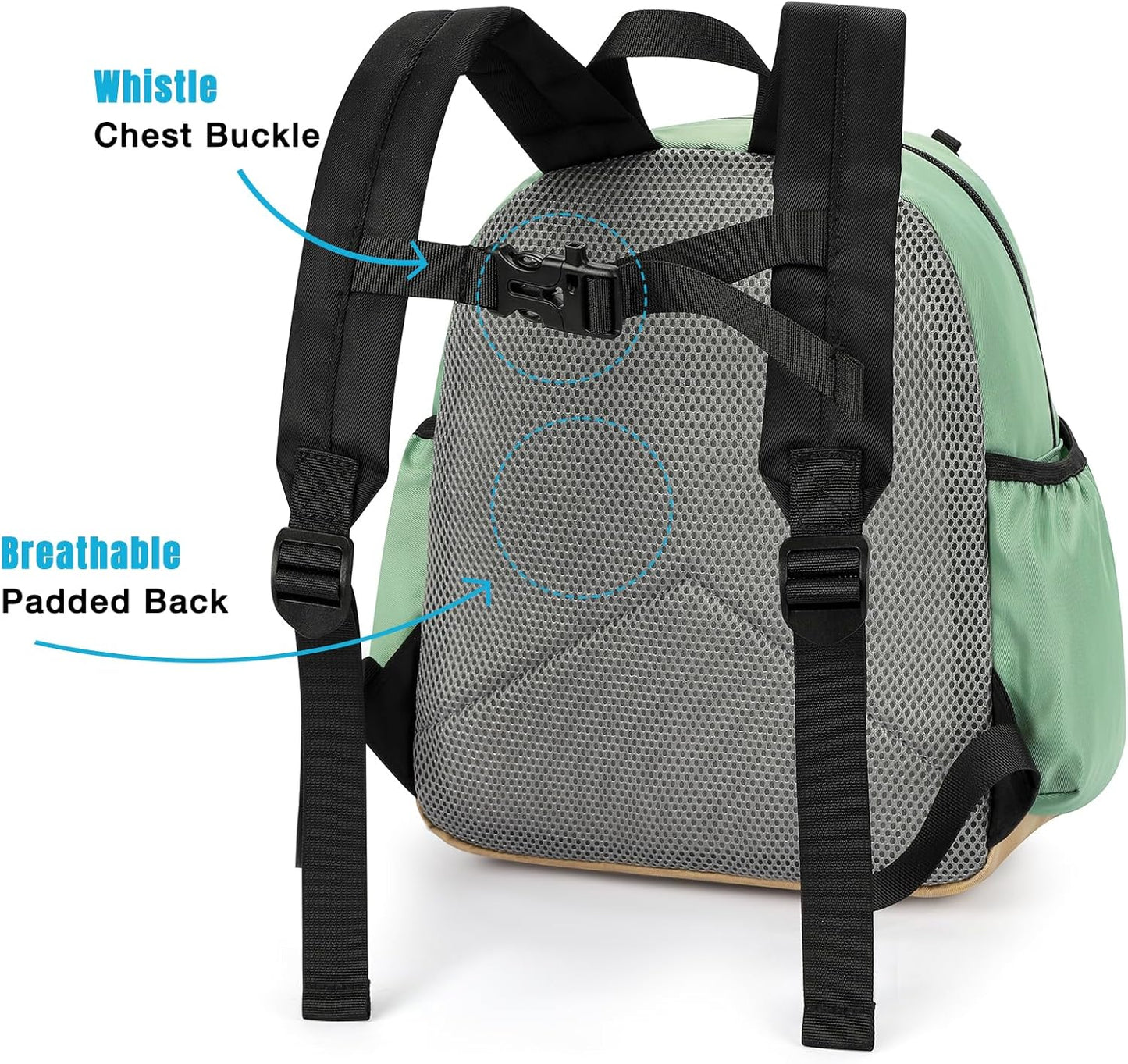 STEAMEDBUN Toddler Backpack for Boys 2-4: Kids Backpack Boys Girls - Preschool Kindergarten Daycare Backpacks - 12 inch