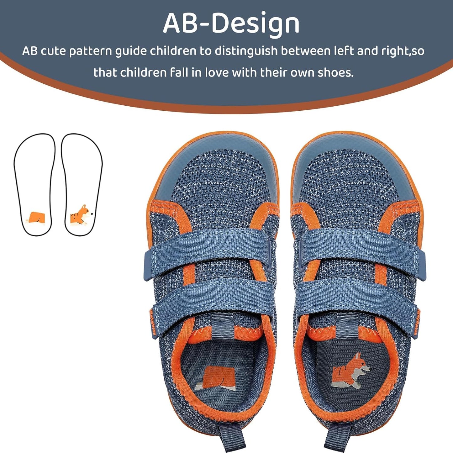 WateLves Toddler Little Kids Wide Barefoot Shoes The First Walking Shoes Girls Boys Breathable Zero Drop Minimalist Sneakers with Wide Toe Box Natural to Grow