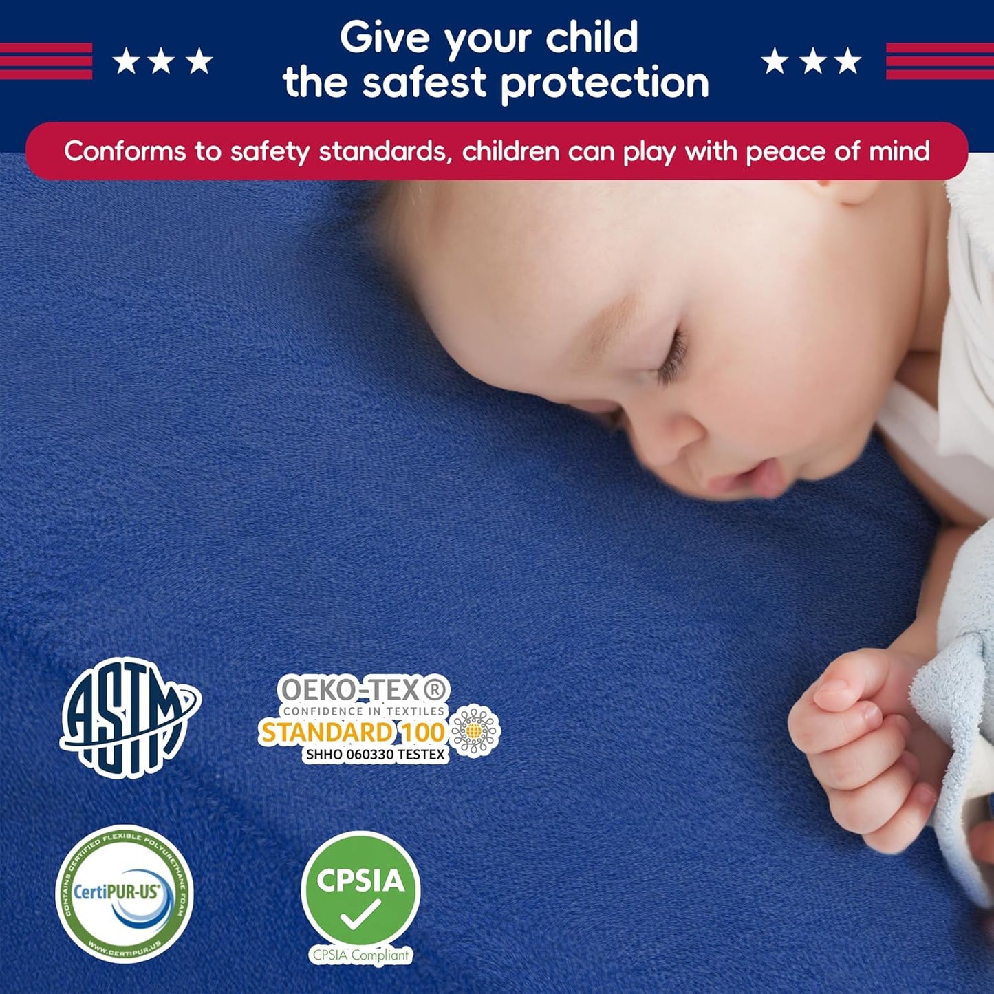 Large Baby Climbing Blocks – 6 Pcs Climbing Toys for Toddlers - Ultra High Density Soft Foam Play Gym Equipment Easy Wash for Indoor Nursery, Classic (Classic, 4-Piece)