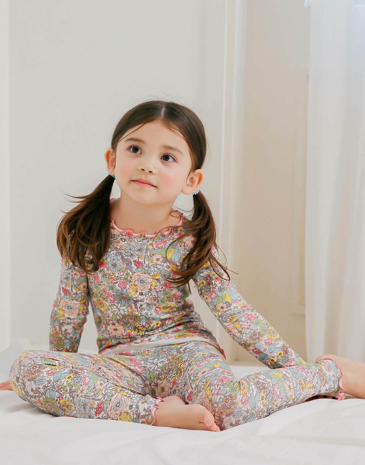 VAENAIT BABY 6M-12Y Kids Unisex Girls & Boys Soft Comfy Modal Tencel Sleepwear Pajamas 2pcs or 4pcs Set