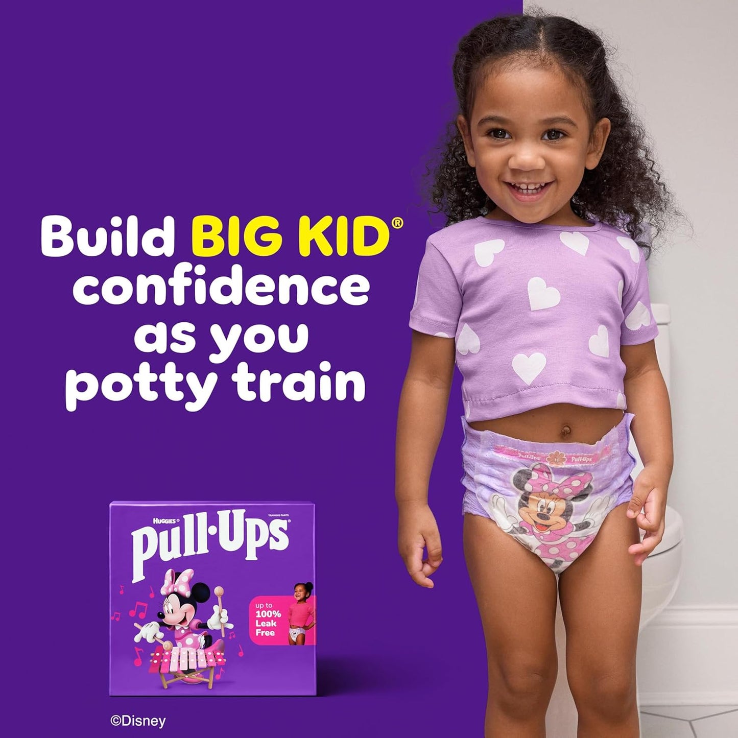 Pull-Ups Girls' Potty Training Pants, Size 5T-6T Training Underwear (46+ lbs), 80 Count (2 Packs of 40)