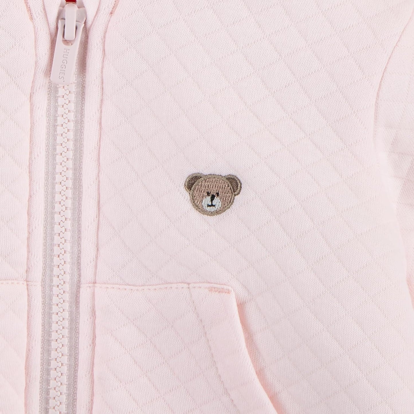 Huggies Baby Fleece Lined Zip Up Hooded Jacket