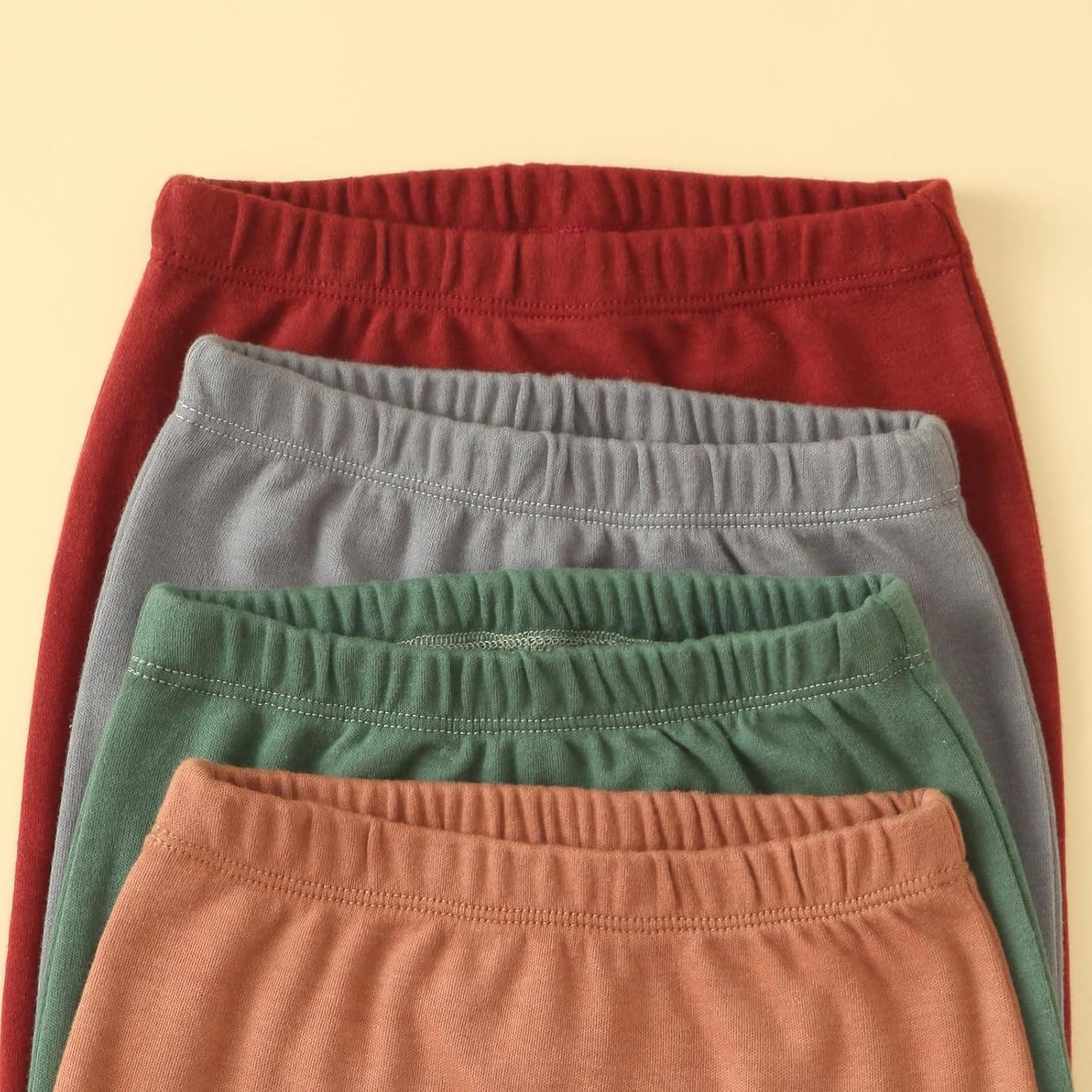 Hakochia Baby Pants for Boys & Girls: 100% Cotton, Soft, Comfy, Ample Diaper Room 0-36 Months