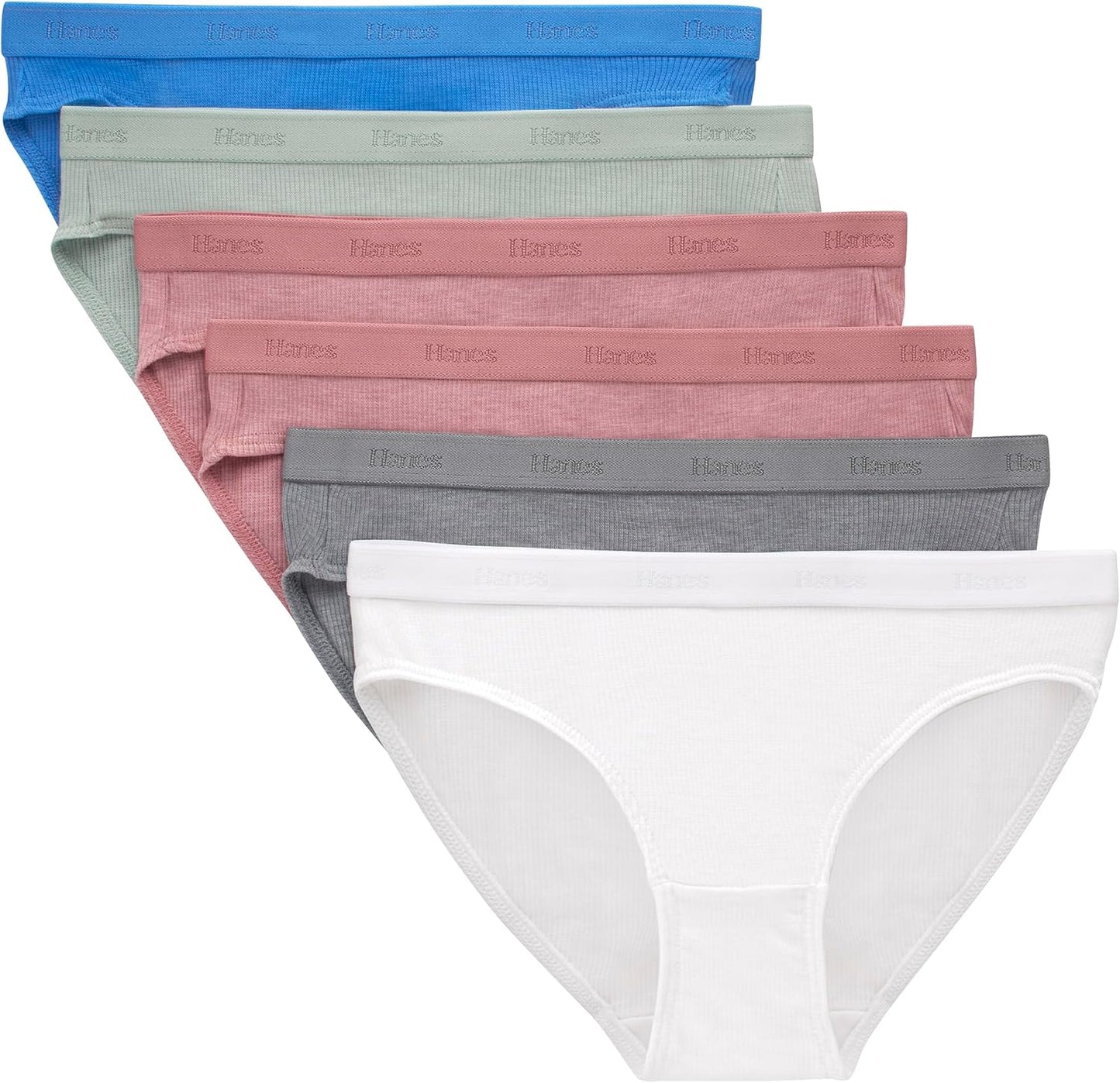 Hanes Ultimate Girls' Supersoft Bikini Briefs & Hipsters