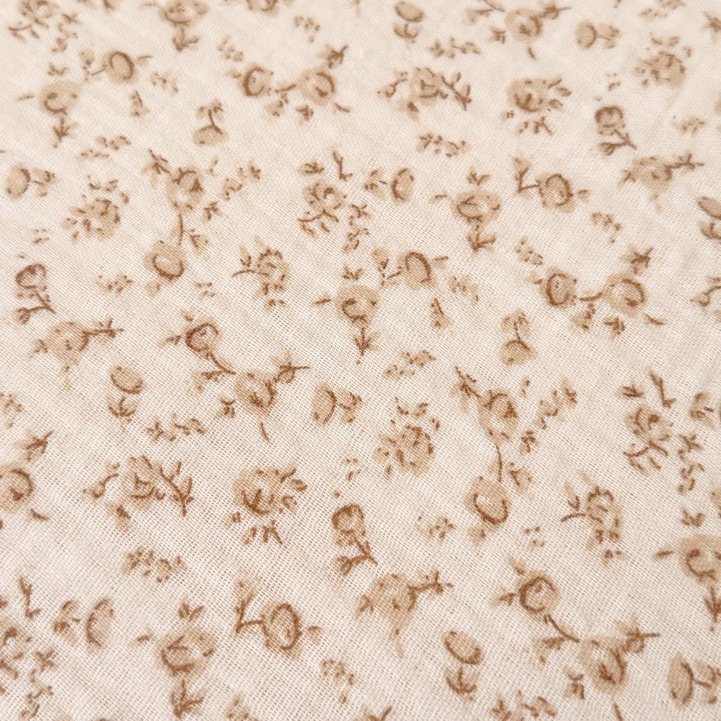 BuLuTu Camellia Floral Print Pillowcase King Muslin Cotton Pillow Case Chic Shabby Pillow Cover with Ruffles Enveloped Pillowcases, Machine Washable, 20x36 inch, 1 Piece