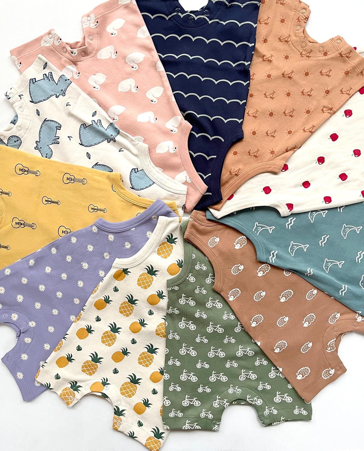 PARADE Organic Tank Rompers - Signature Prints