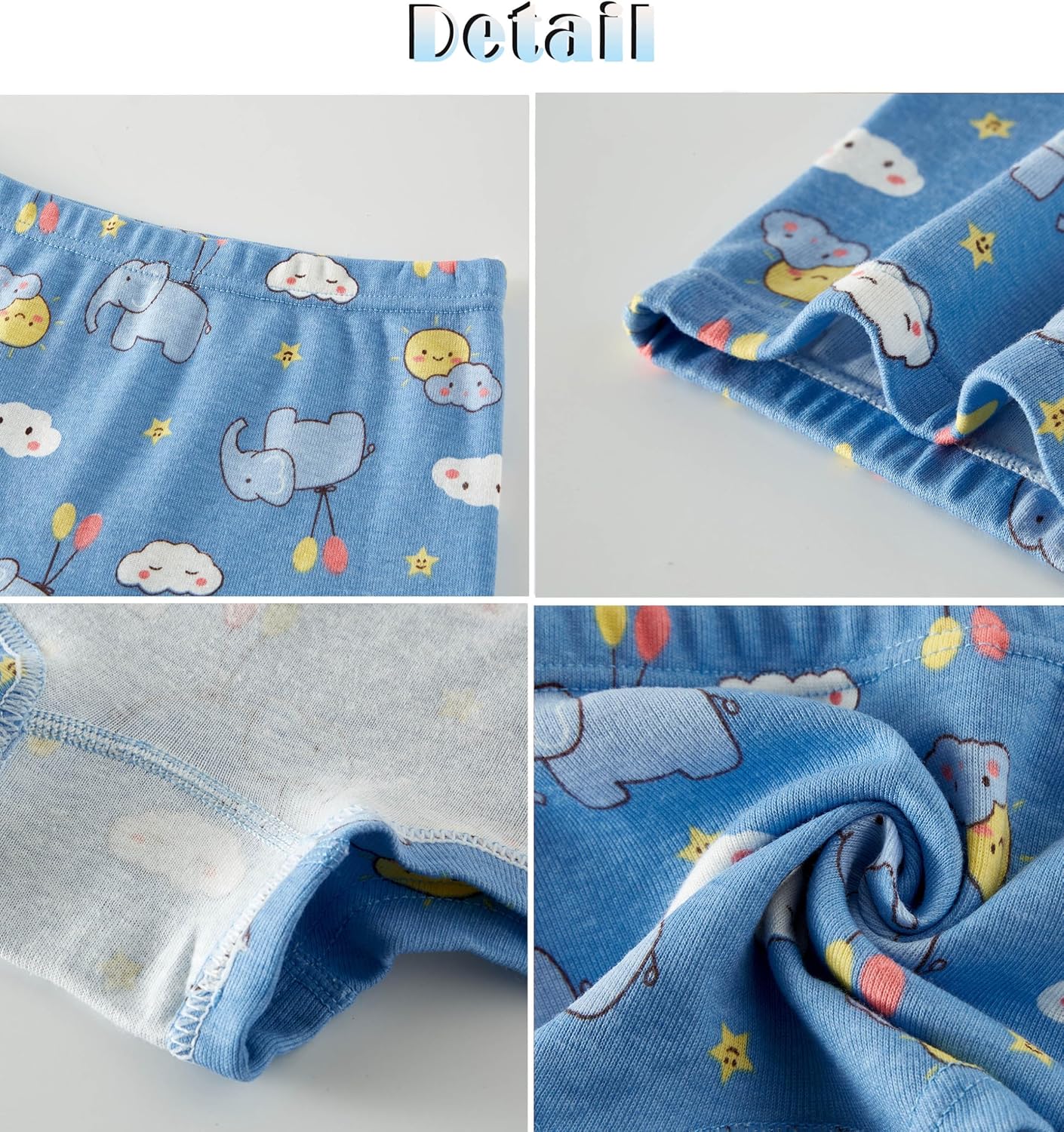 Sladatona Soft Girls Boyshort Panties Cotton Briefs Kids Underwear