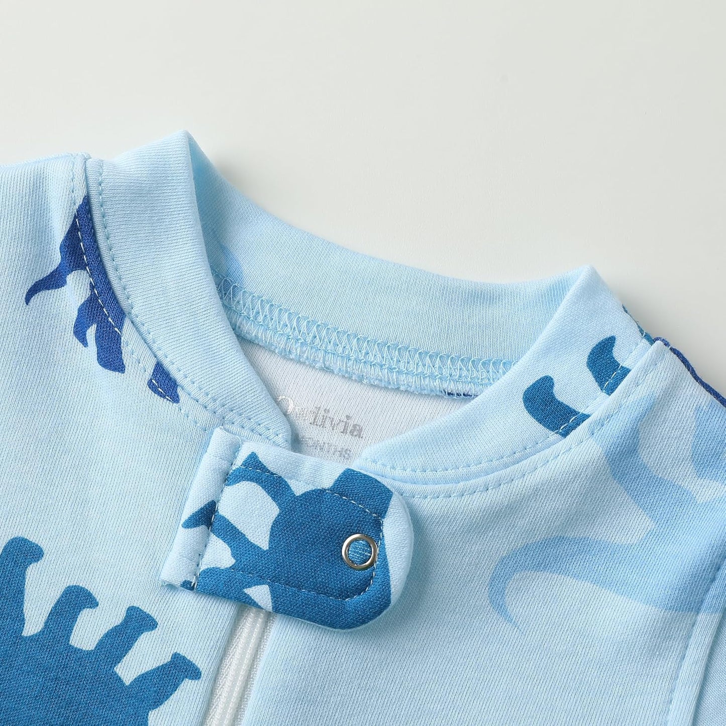 Owlivia Baby Boy Romper, Unisex Short-sleeve Summer Outfit, 100% Organic Cotton Girl One-Piece Jumpsuit