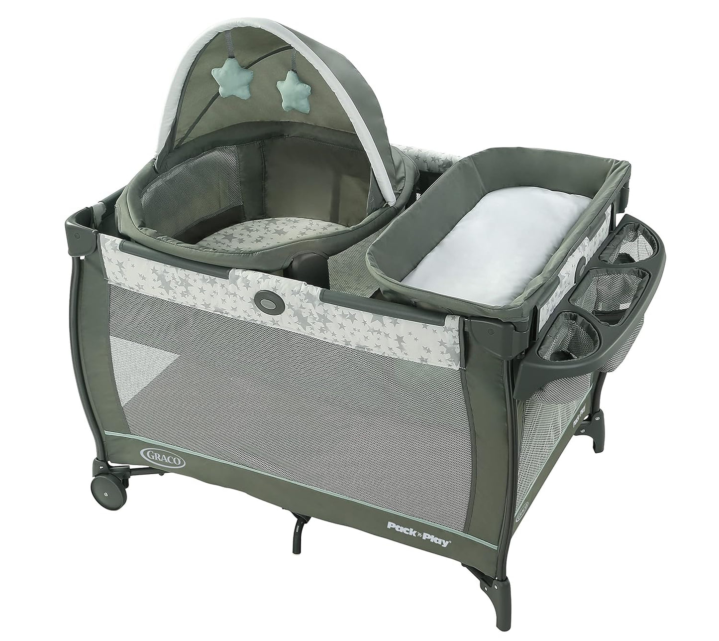 Graco Pack 'n Play Travel Dome Playard | Includes Travel Bassinet