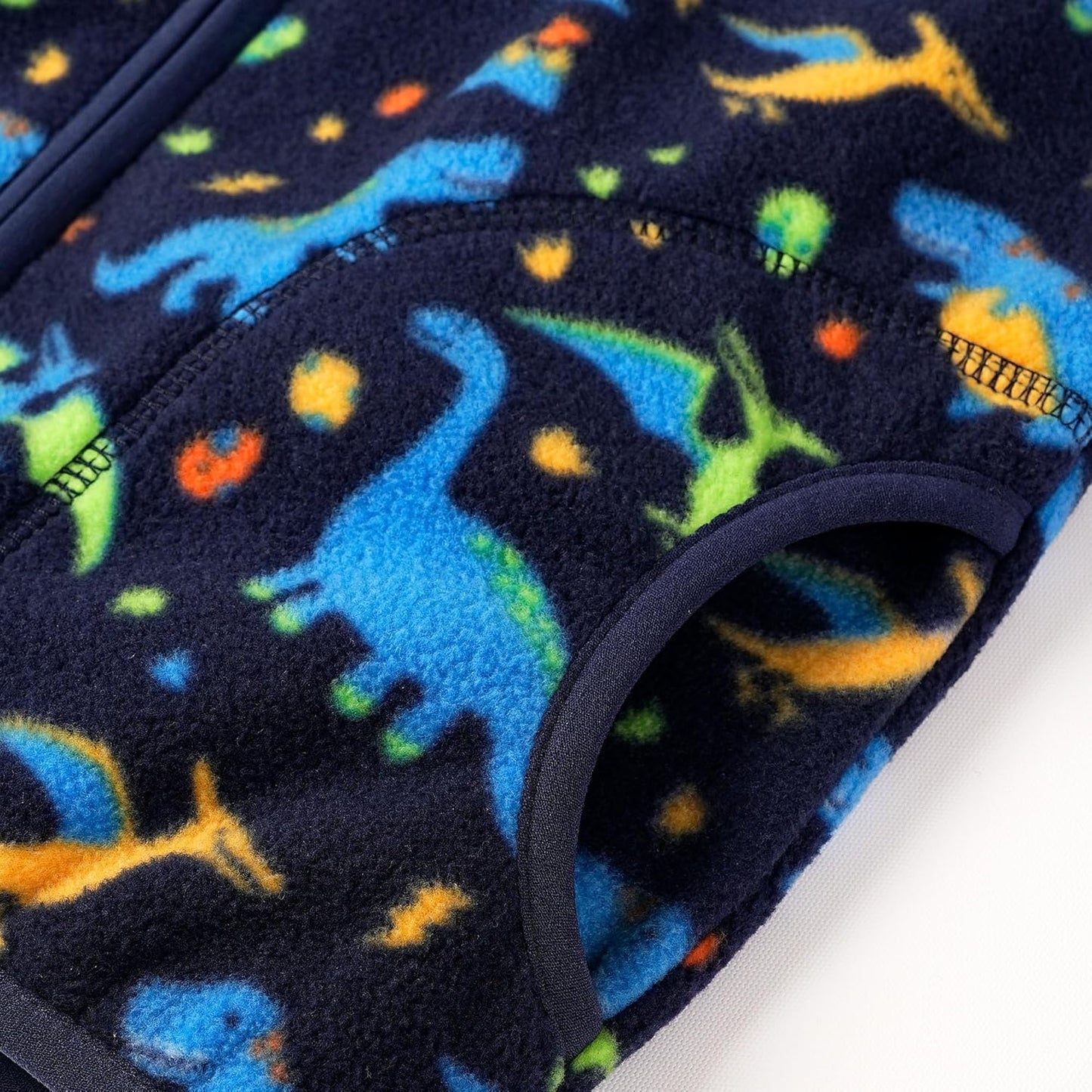 Toddler Fleece Jacket Kids Lightweight Outerwear Boys Girls Long Sleeve Fall Spring Coat 2-12 Years