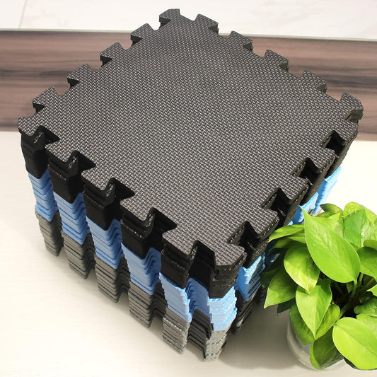 MQIAOHAM® 25 Pieces Puzzle Play Mats, Soft Baby Play Mat, Kids Interlocking Foam Floor Tiles, Toddlers Carpet Playmats G301025-104107112