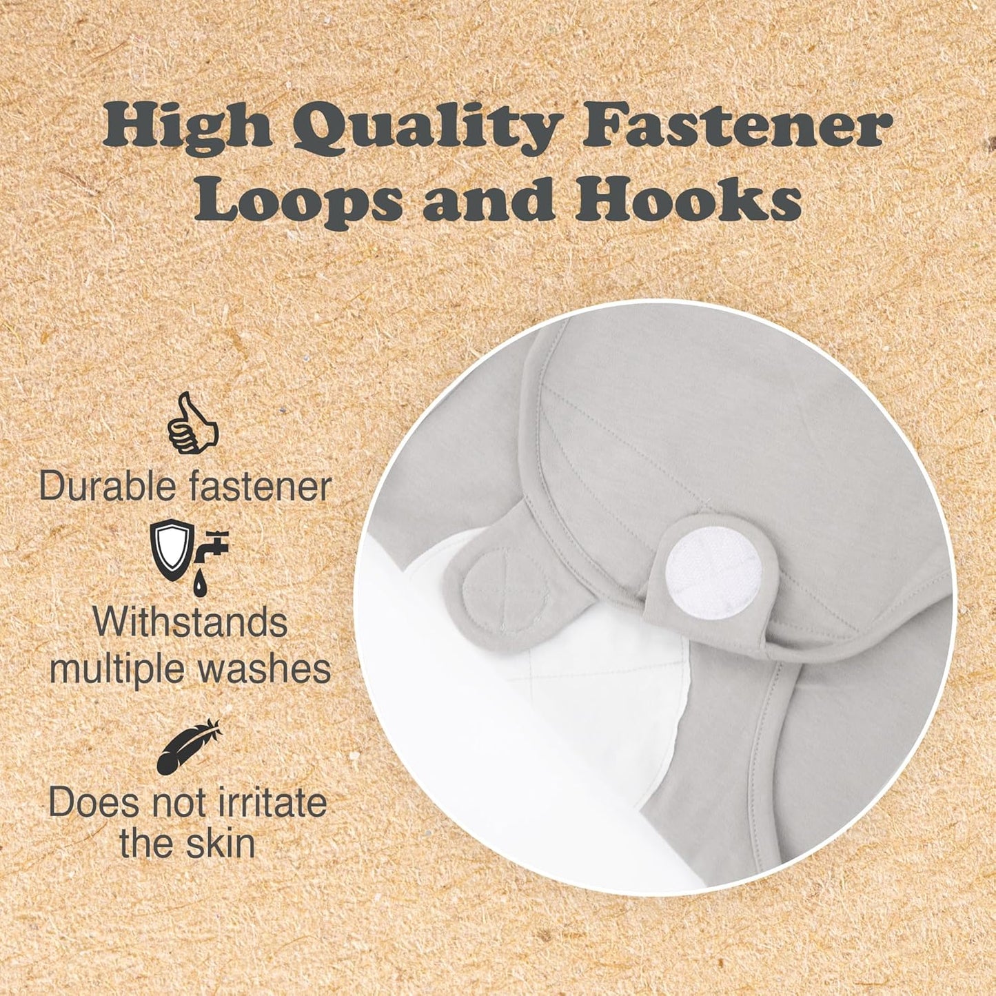 Bublo Baby Swaddles for Newborn Girls - 3 Pack Baby Swaddle Sleep Sacks - 3-6 Months - Pastel Grey-White Solid