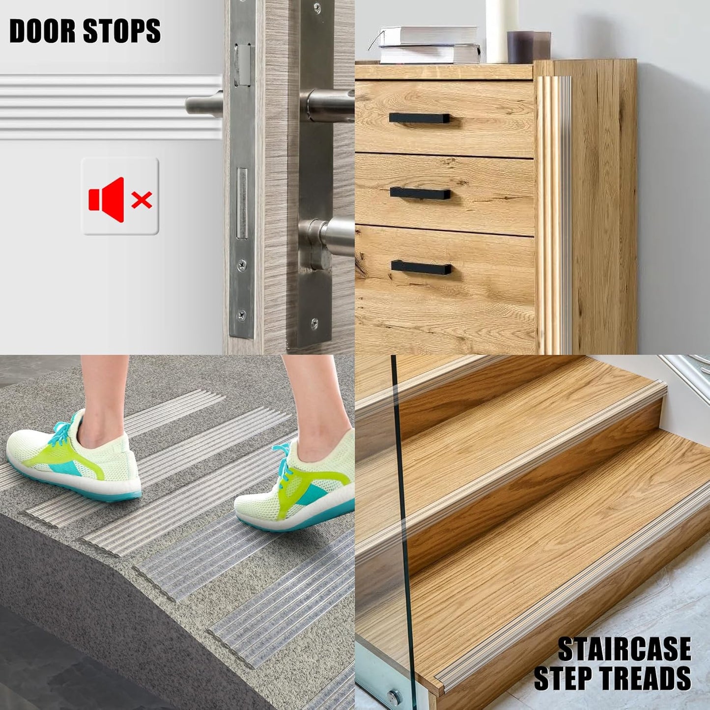 Wall Corner Protector Edge Guard - Peel and Stick Self-Adhesive Wall Trim Moulding, Inside & Outside Corner Molding Trim Caulk Strip for Wall Edge, Ceiling, Countertop – Clear, 1.18INx6FT